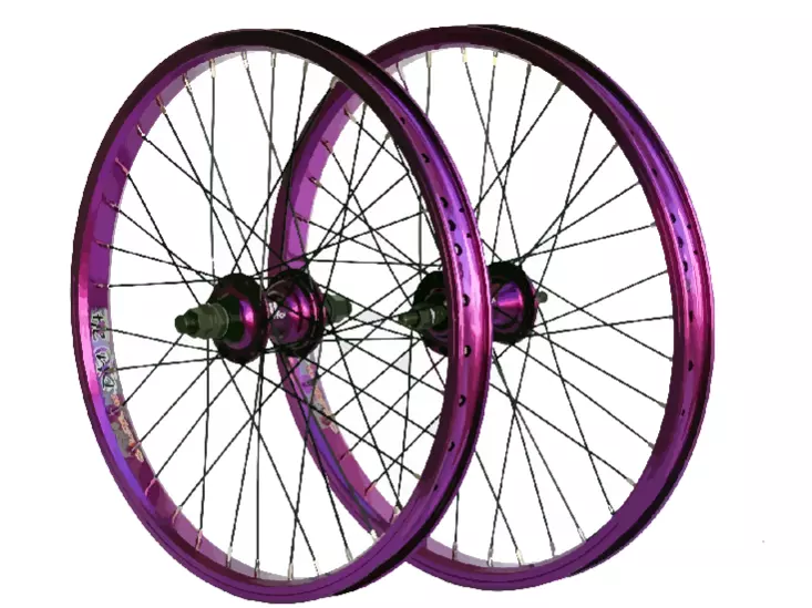 Bmx колёса фиолетовые